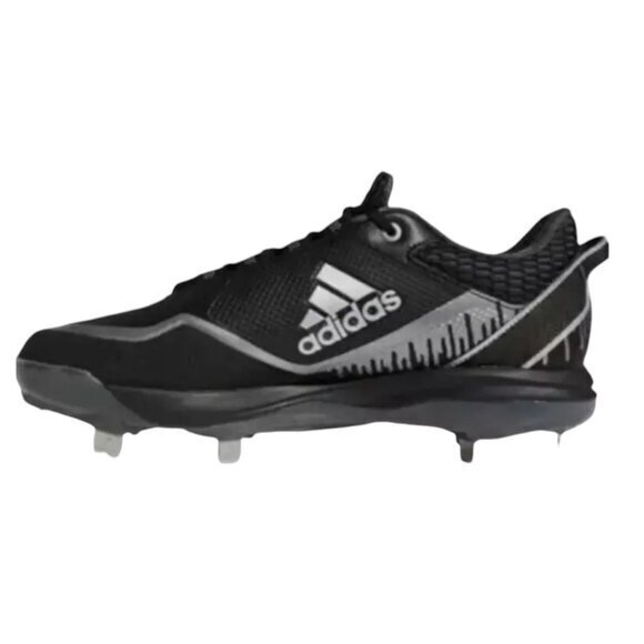 Adidas Icon 7 Dripped Out Metal Baseball Cleats Black Men's 10 New with Tags - Picture 2 of 12